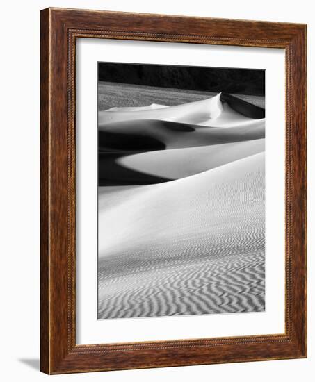 USA, California, Death Valley National Park, Morning Sun Hits Mesquite Flat Dunes-Ann Collins-Framed Photographic Print