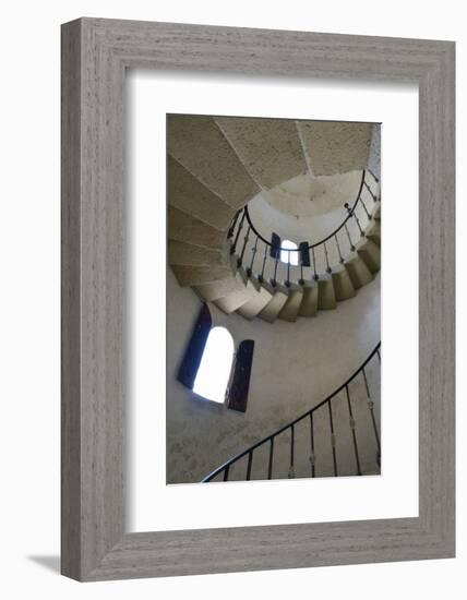 USA, California, Death Valley National Park, Spiral staircase at Scotty's Castle.-Kevin Oke-Framed Photographic Print