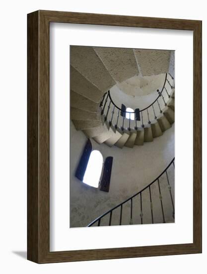 USA, California, Death Valley National Park, Spiral staircase at Scotty's Castle.-Kevin Oke-Framed Photographic Print