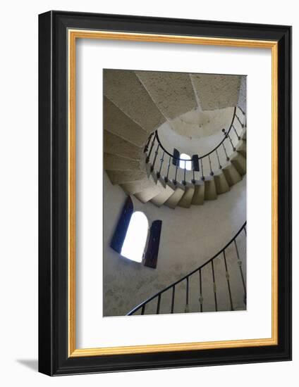 USA, California, Death Valley National Park, Spiral staircase at Scotty's Castle.-Kevin Oke-Framed Photographic Print