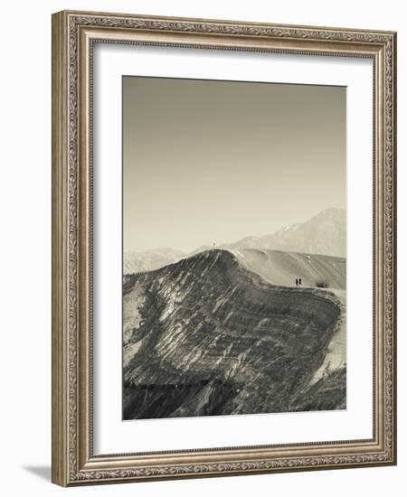 USA, California, Death Valley National Park, Ubehebe Meteor Crater-Walter Bibikow-Framed Photographic Print