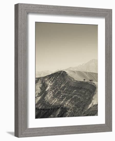 USA, California, Death Valley National Park, Ubehebe Meteor Crater-Walter Bibikow-Framed Photographic Print