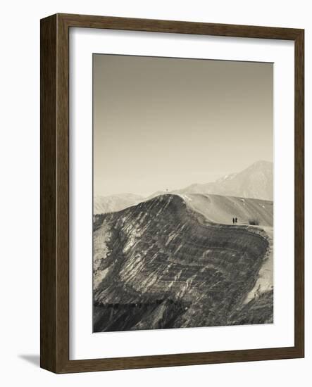 USA, California, Death Valley National Park, Ubehebe Meteor Crater-Walter Bibikow-Framed Photographic Print