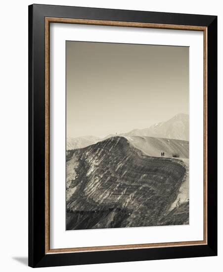 USA, California, Death Valley National Park, Ubehebe Meteor Crater-Walter Bibikow-Framed Photographic Print