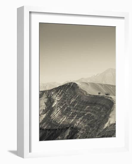 USA, California, Death Valley National Park, Ubehebe Meteor Crater-Walter Bibikow-Framed Photographic Print