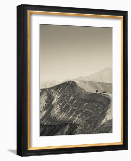 USA, California, Death Valley National Park, Ubehebe Meteor Crater-Walter Bibikow-Framed Photographic Print