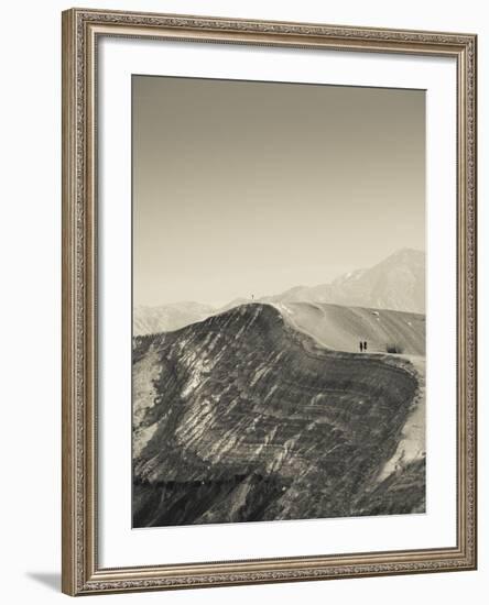 USA, California, Death Valley National Park, Ubehebe Meteor Crater-Walter Bibikow-Framed Photographic Print