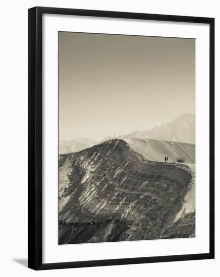 USA, California, Death Valley National Park, Ubehebe Meteor Crater-Walter Bibikow-Framed Photographic Print