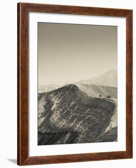 USA, California, Death Valley National Park, Ubehebe Meteor Crater-Walter Bibikow-Framed Photographic Print