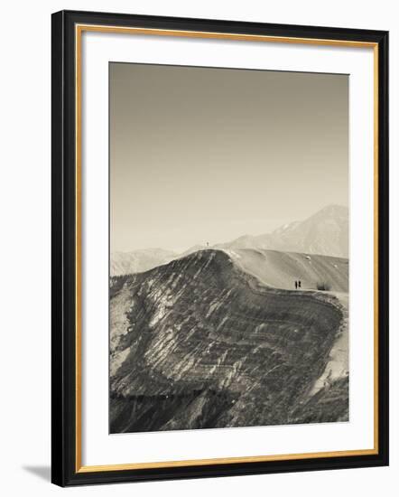 USA, California, Death Valley National Park, Ubehebe Meteor Crater-Walter Bibikow-Framed Photographic Print