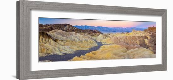 Usa, California, Death Valley National Park, Zabriskie Point-Alan Copson-Framed Photographic Print