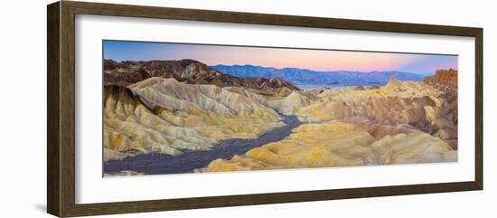 Usa, California, Death Valley National Park, Zabriskie Point-Alan Copson-Framed Photographic Print