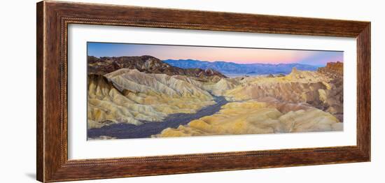 Usa, California, Death Valley National Park, Zabriskie Point-Alan Copson-Framed Photographic Print