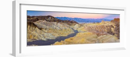 Usa, California, Death Valley National Park, Zabriskie Point-Alan Copson-Framed Photographic Print