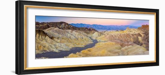 Usa, California, Death Valley National Park, Zabriskie Point-Alan Copson-Framed Photographic Print