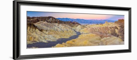 Usa, California, Death Valley National Park, Zabriskie Point-Alan Copson-Framed Photographic Print