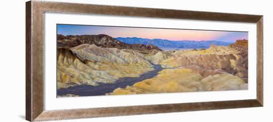 Usa, California, Death Valley National Park, Zabriskie Point-Alan Copson-Framed Photographic Print