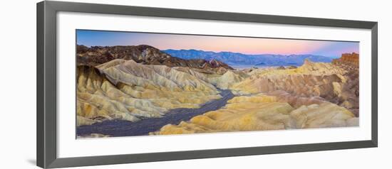 Usa, California, Death Valley National Park, Zabriskie Point-Alan Copson-Framed Photographic Print