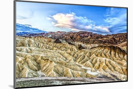 USA, California. Death Valley National Park, Zabriskie Point-Joe Restuccia III-Mounted Photographic Print