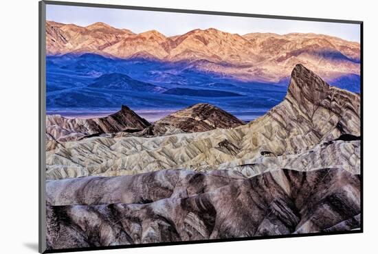 USA, California. Death Valley National Park, Zabriskie Point-Joe Restuccia III-Mounted Photographic Print