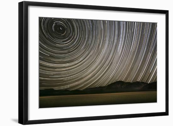 USA, California, Death Valley Racetrack Startracks-John Ford-Framed Photographic Print