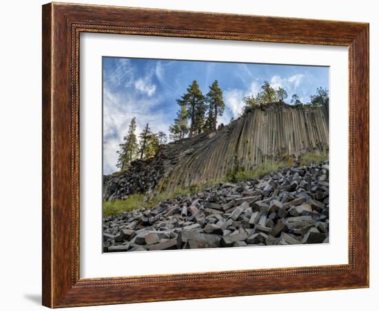 USA, California, Eastern Sierra, Devils Postpile National Monument in Autumn-Ann Collins-Framed Photographic Print