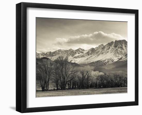 USA, California, Eastern Sierra Nevada Area, Bishop, Landscape of the Pleasant Valey-Walter Bibikow-Framed Photographic Print