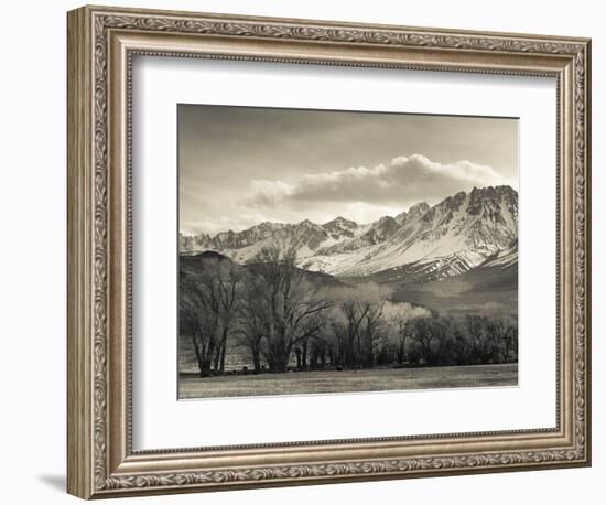 USA, California, Eastern Sierra Nevada Area, Bishop, Landscape of the Pleasant Valey-Walter Bibikow-Framed Photographic Print