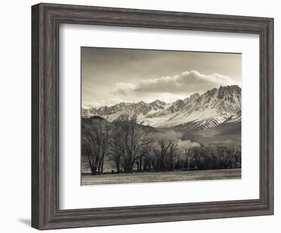 USA, California, Eastern Sierra Nevada Area, Bishop, Landscape of the Pleasant Valey-Walter Bibikow-Framed Photographic Print