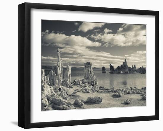 USA, California, Eastern Sierra Nevada Area, Lee Vining, Mono Lake, Tufa Stone Formation-Walter Bibikow-Framed Photographic Print