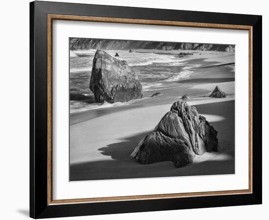 USA, California, Garrapata Beach-John Ford-Framed Photographic Print