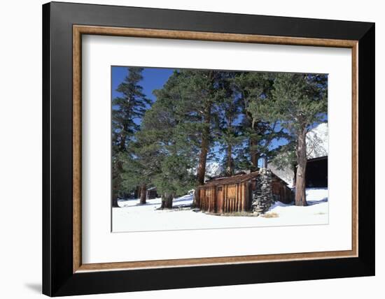 USA, California, House and Trees at Sierra Nevada Mountains-Zandria Muench Beraldo-Framed Photographic Print