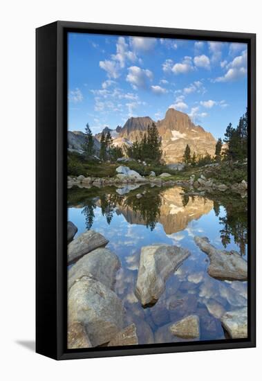 USA, California, Inyo National Forest. Rocky shore of Garnet Lake.-Don Paulson-Framed Premier Image Canvas