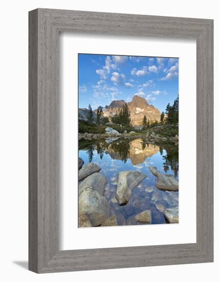 USA, California, Inyo National Forest. Rocky shore of Garnet Lake.-Don Paulson-Framed Photographic Print