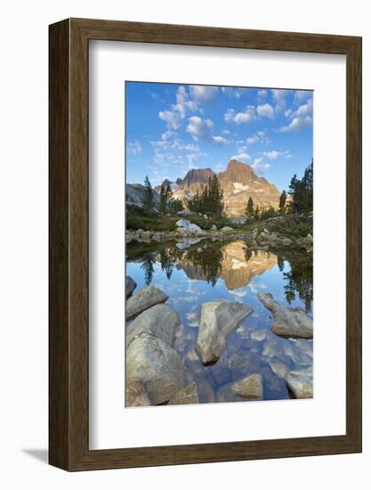 USA, California, Inyo National Forest. Rocky shore of Garnet Lake.-Don Paulson-Framed Photographic Print