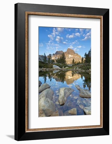USA, California, Inyo National Forest. Rocky shore of Garnet Lake.-Don Paulson-Framed Photographic Print