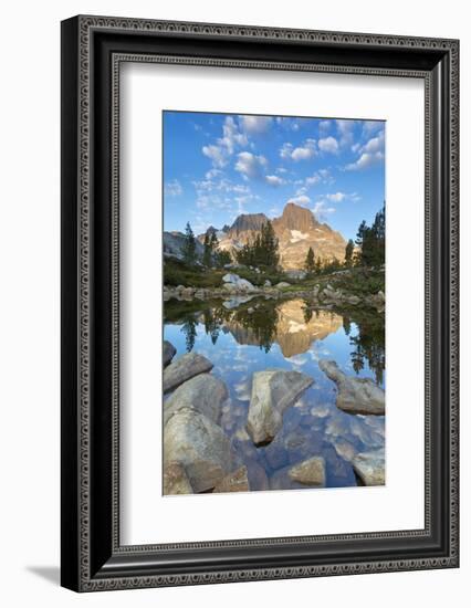 USA, California, Inyo National Forest. Rocky shore of Garnet Lake.-Don Paulson-Framed Photographic Print