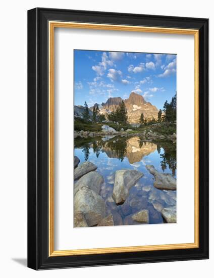 USA, California, Inyo National Forest. Rocky shore of Garnet Lake.-Don Paulson-Framed Photographic Print