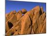 USA, California, Joshua Tree National Park, Distinctive Monzonite Granite Boulders at Sunset-John Barger-Mounted Photographic Print