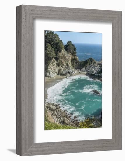 USA, California, Julia Pfeiffer Burns State Park, McWay Falls-Rob Tilley-Framed Photographic Print