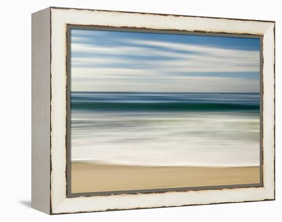 USA, California, La Jolla, Abstract Image of Blurred Wave at Marine St. Beach-Ann Collins-Framed Premier Image Canvas