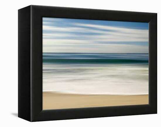 USA, California, La Jolla, Abstract Image of Blurred Wave at Marine St. Beach-Ann Collins-Framed Premier Image Canvas