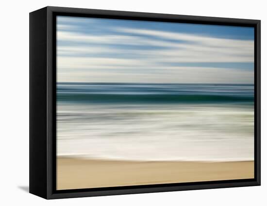 USA, California, La Jolla, Abstract Image of Blurred Wave at Marine St. Beach-Ann Collins-Framed Premier Image Canvas