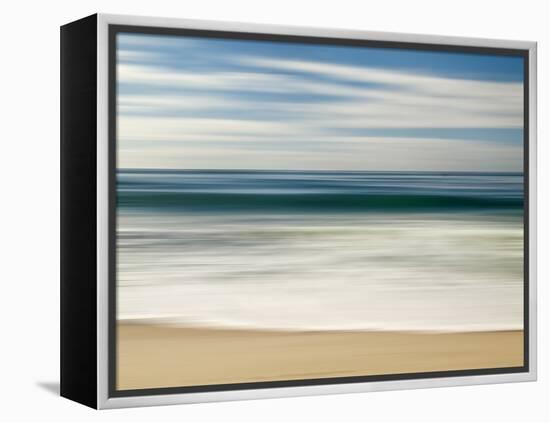 USA, California, La Jolla, Abstract Image of Blurred Wave at Marine St. Beach-Ann Collins-Framed Premier Image Canvas