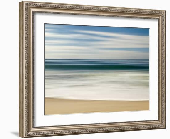 USA, California, La Jolla, Abstract Image of Blurred Wave at Marine St. Beach-Ann Collins-Framed Photographic Print