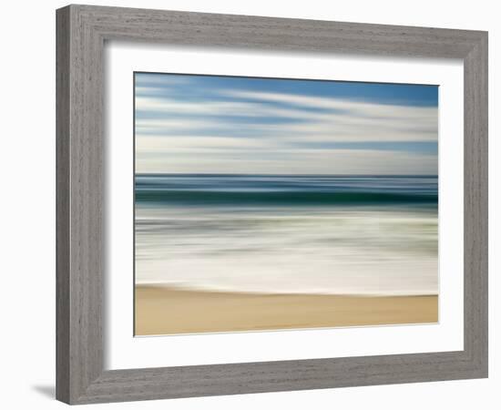 USA, California, La Jolla, Abstract Image of Blurred Wave at Marine St. Beach-Ann Collins-Framed Photographic Print