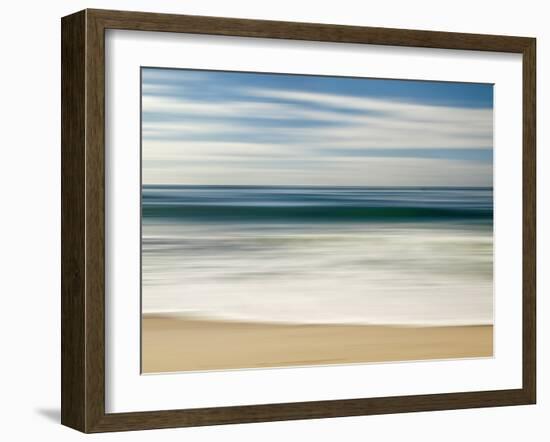 USA, California, La Jolla, Abstract Image of Blurred Wave at Marine St. Beach-Ann Collins-Framed Photographic Print