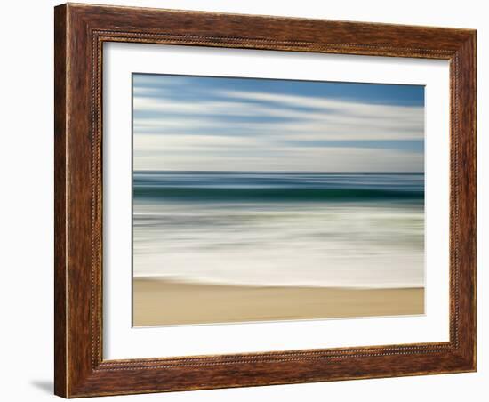 USA, California, La Jolla, Abstract Image of Blurred Wave at Marine St. Beach-Ann Collins-Framed Photographic Print