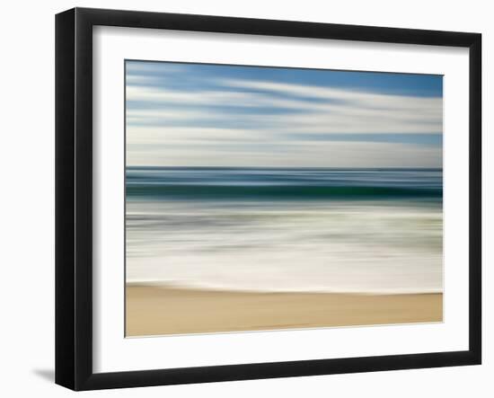 USA, California, La Jolla, Abstract Image of Blurred Wave at Marine St. Beach-Ann Collins-Framed Photographic Print