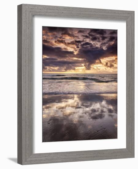 USA, California, La Jolla, Cloud reflections at La Jolla Shores-Ann Collins-Framed Photographic Print